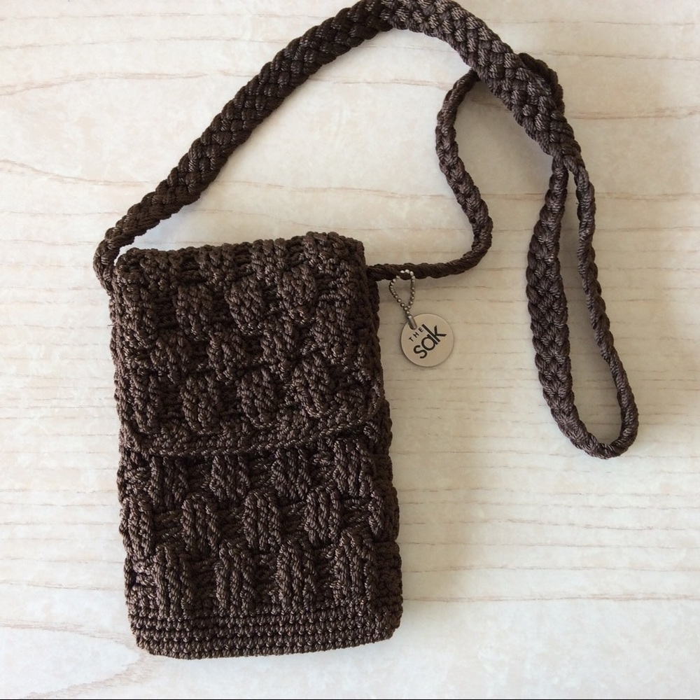 The Sak knit cross body purse
